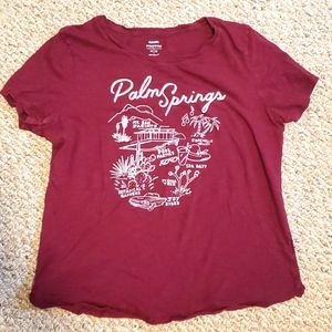 Old Navy Red Medium Sized shirt